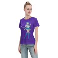 thumbnail image 4 of T-Shirt Basique à Manches Courtes pour Femmes Sailor Moon Mizuno Ami, 4 of 6