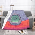 thumbnail image 2 of Cartoon Fun Tv Festival Throw Blanket, Super Soft Anti-Pilling Flannel Bed Blankets, 50"x40", 2 of 8