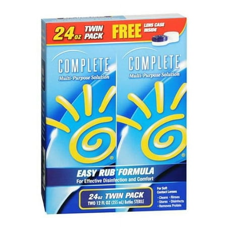 Complete Multi Purpose Solution For Effective Disinfection And Comfort - 12 Oz/Pack, 2 Ea, 3 Pack