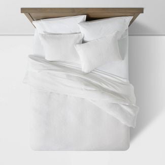 Threshold Matelasse Medallion Comforter Set Full/queen White 100 Cotton for sale online 