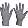 thumbnail image 3 of Guantes de invierno cálidos para mujer, resistentes al viento, con forro grueso y pantalla táctil para teléfono (gris), 3 of 5