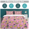 thumbnail image 5 of Aggretsuko Duvet Cover Set 3-Piece Bedding Set Soft Warm And Comfortable Soft Bed Set with 1 Duvet Cover And 2 Pillowcases for Bedroom All Season, 5 of 8