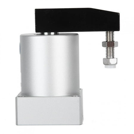 

Pneumatic Cylinder Aluminum Alloy High Strength Durable Simple Structrue Pneumatic Swing Clamp Cylinder Double-Acting For Easily Install ACK63‑90R ACK63‑90L