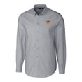thumbnail image 2 of Men's Cutter & Buck  Charcoal Oklahoma State Cowboys Alumni Logo Stretch Oxford Long Sleeve Button-Down Shirt, 2 of 3