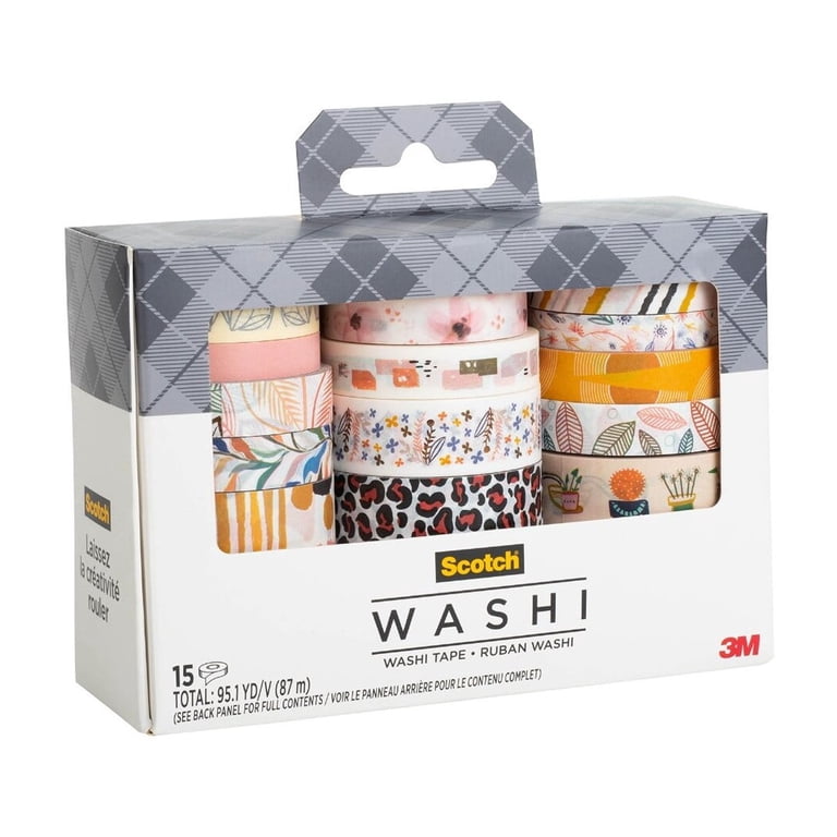 Scotch Espressioni Washi Crafting Tape Pack: 5-pack (Design del Tramonto) / 5-pacco