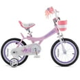 thumbnail image 2 of RoyalBaby Jenny Princess 14" Kids Bike w/Training Wheels & Basket, Pink EL, 2 of 7