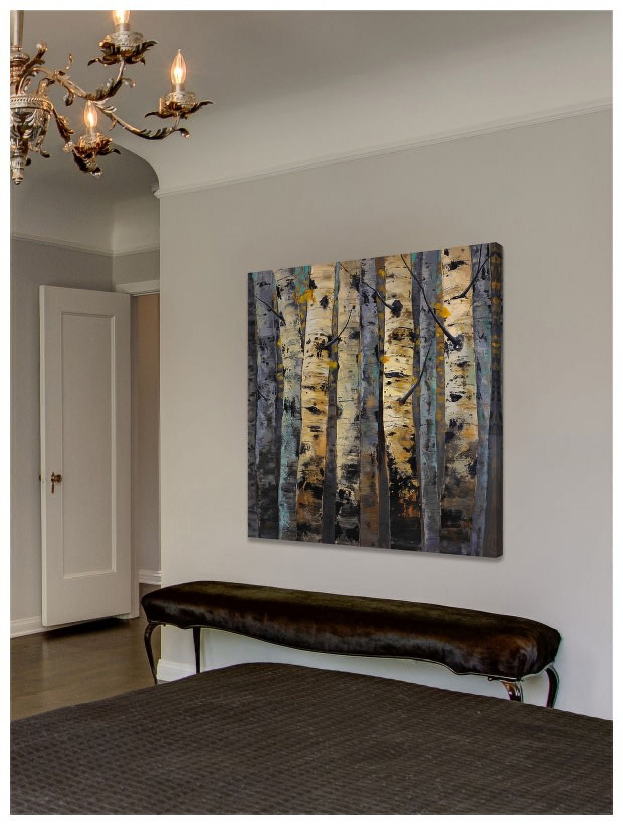 "Gold Infusion II" Painting Print on Wrapped Canvas