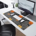 thumbnail image 2 of Long Mouse Pads for Desk,Gray Halloween Pumpkins Bats and Faces Desk Mats on Top Of Desks, Desk Mouse Pad Extra Large with 3mm Non-Slip Base and Stitched Edge for Gaming,Office,Work,Home 31.5"x11.8", 2 of 6