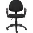 thumbnail image 3 of Nicer Furniture Black Computer Desk Chair with Loop Arms, 3 of 4