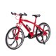thumbnail image 1 of Bicicletas de dedo juguetes 1/8 escala escritorio artesanía colección estudio decoración aleación Mini modelo de bicicleta de montaña modelo de Metal 2021 Rojo Sunnimix Miniatura de bicicleta fundida a presión, 1 of 8