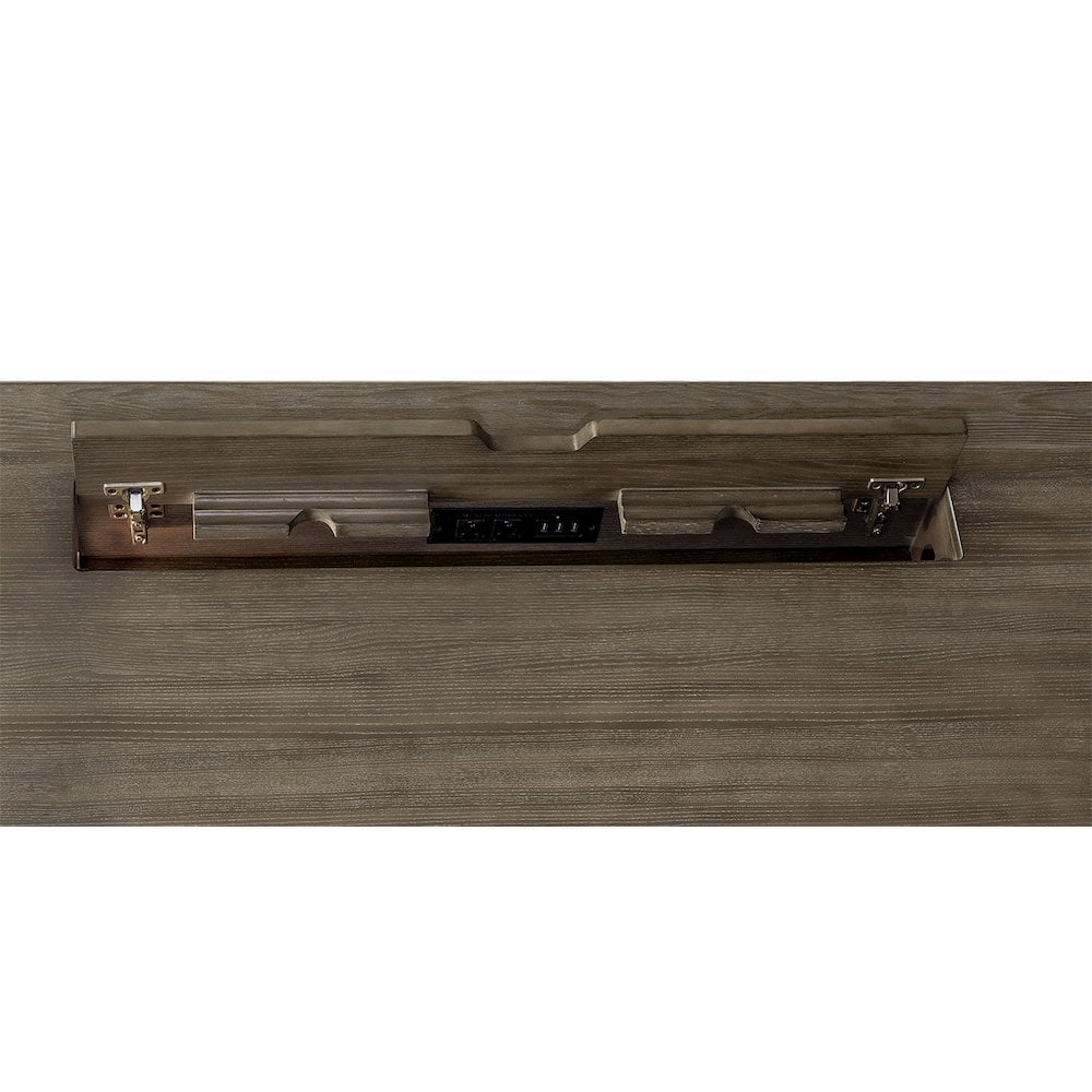 Wood Writing Desk Writing Table Office Desk Gray