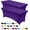 Purple, variant on Utopia Kitchen Spandex Tablecloth 2 Pack [6FT, White] Tight, Fitted, Washable and Wrinkle Resistant Stretch Table Cloth Rectangle Cover for Trade Show, Weddings & Parties [72Lx30Wx30H Inch]