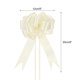 thumbnail image 2 of Uxcell 20Pcs 5" x 8" Lazos grandes para envolver regalos, cinta blanca crema para bodas, coches, cestas, regalos, lazo de Navidad, 2 of 6