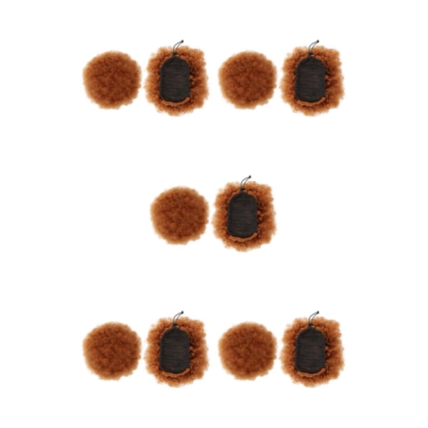 Qarigey Extensión de moño afro hermosa y manejable de fibra para cabello natural para mujeres a la moda Q9 1BT27 Type2 NO2