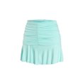thumbnail image 3 of ITFABS Women's Casual A-line Pleated Ruched Ruffle Wave Mini Skirts, 3 of 9
