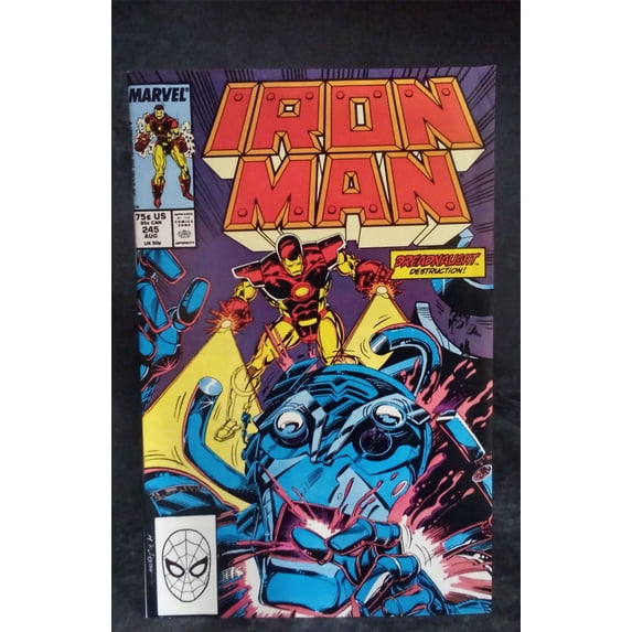 Pre-Owned Iron Man #245 Direct Edition 1989 Marvel Comics Comic Book