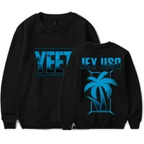 Jey Uso Yeet Logo Merch Crewneck Sweatshirts Cosplay Women Men Fashion Streetwear Long Sleeve Top