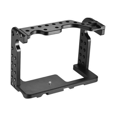 Video Camera Cage Stabilizer Aluminum Alloy for Panasonic GH5/GH4 DSLR to Mount Mic Monitor LED Light Film Making (Best Camera For Making Music Videos)
