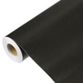 thumbnail image 1 of Uxcell Papel Tapiz Autoadhesivo y Despegable Papel Contacto Color Sólido Vinilo Papel de Pared Decorativo Negro 394"x15.7", 1 of 7