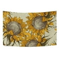 thumbnail image 4 of MYPOP Vintage Ornament With Sunflowers Tapestry Wall Hanging Decoration Home Decor Living Room Dorm 60 x 40 inches, 4 of 4
