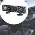 thumbnail image 4 of MERIGLARE Charger Socket Panel Marine Boat Lighter Socket for RV Marine Blue Light, 4 of 6