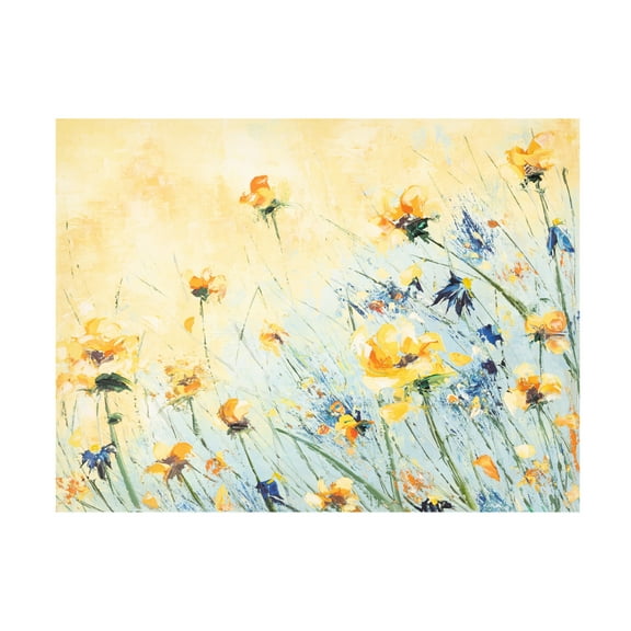 Canvas Wall Art - Emma Coghlan 'Build Me Up Buttercup' Wall Art for Living Room, Bedroom, or Office Décor by Trademark Fine Art - 32 x 24 Inches
