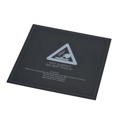 1pc 300 * 300mm Adhesive Heat Bed Tape Sticker Build Surface Cover Square Sheet Black 3D Printer