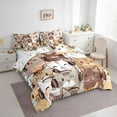 thumbnail image 3 of Castle Fairy Kids Teens Cartoon Cats Twin Bedding Sets,Cute Animal Bedding Comforter Set, 3 of 8