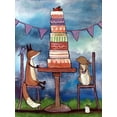 thumbnail image 2 of Doss, Andrea 12x14 White Modern Wood Framed Museum Art Print Titled - A Very Tall Cake, 2 of 4