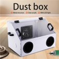 thumbnail image 2 of Grinding Dust Box Metal One-Piece Dustproof Dust Cover For Table Grinding Machine Cutting Grinding Carving Polishing ,Wear Resistant, 2 of 5