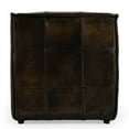thumbnail image 6 of Butler Leon Dark Brown Leather Ottoman, 6 of 7
