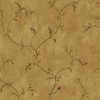 York Wallcoverings Welcome Home Vine Berries 33' x 20.5'' Scroll Distressed Wallpaper