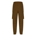 thumbnail image 7 of Havenre Corduroy Cargo Sweatpants for Men Big and Tall Regular Fit Casual Drawstring Elastic Waist Baggy Fleece Jogger Sweat Pants Loose Comfy Trousers with Multi-Pockets Brown XXL, 7 of 7