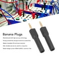 thumbnail image 3 of 10Pcs 2mm Male To 4mm Female Banana Plug Adapter, Gold Plated Brass Strong Conductivity For Electronic Instruments, 3 of 8