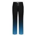 thumbnail image 4 of Mens Sweat Pants, Men's Ombre Tie Dye Sweatpants Y2k Baggy Track Pants Drawstring Wide Leg Casual Trousers Streetwear with Pockets S-2XL, 4 of 4