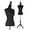 Black, variant on Female Dress Form Mannequin Body Torso Stand, Black Clothing Display Model Body Stand for Sewing, Display or Decoration, Height Adjustable 52-67 Inch