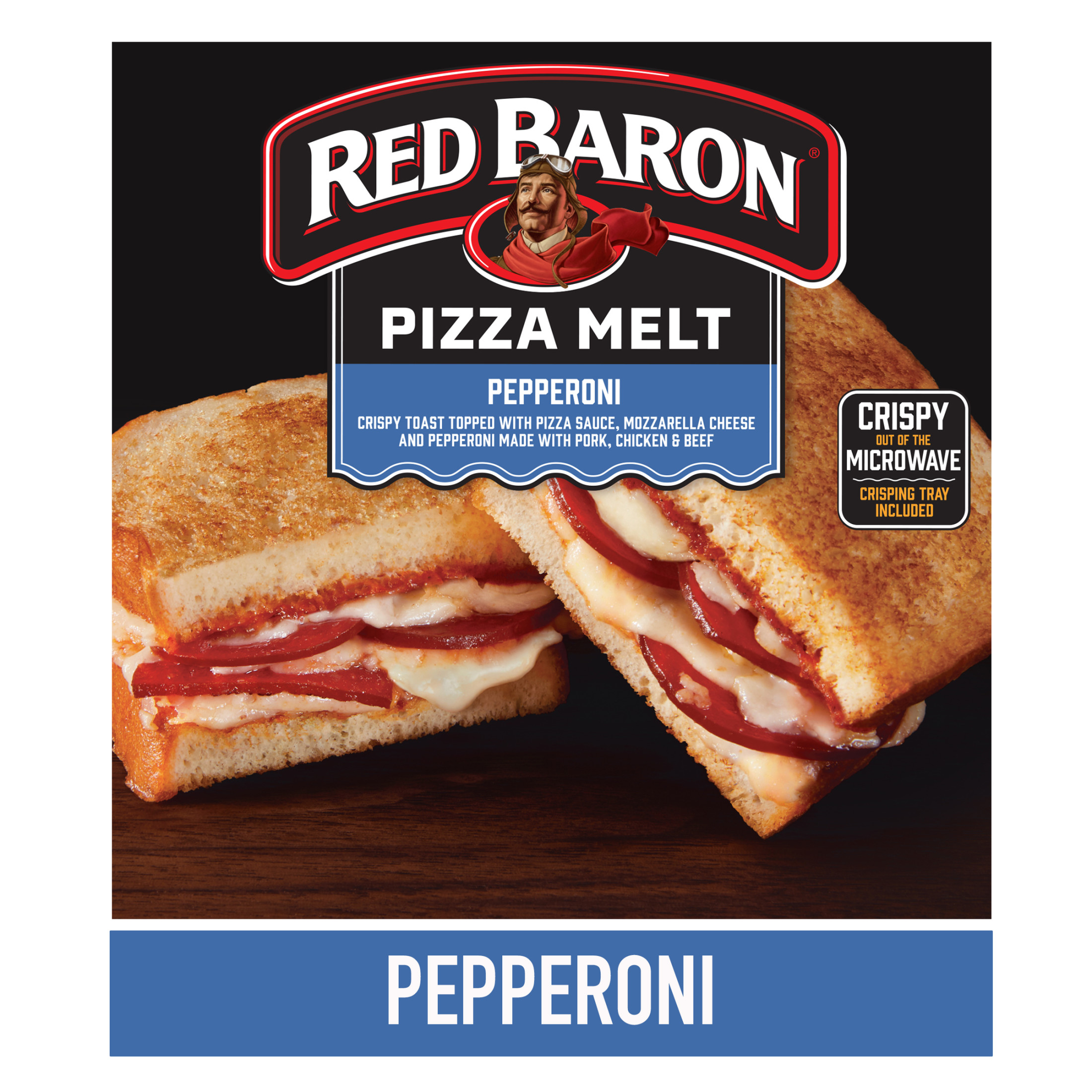 Red Baron Frozen Pizza Pizza Melt Pepperoni, 5.34 oz - image 3 of 14