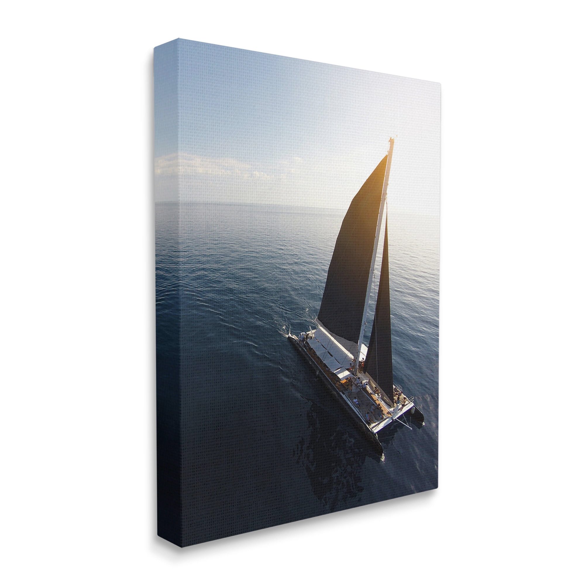 Stupell Industries Nautical Barge Photography Transportation Photography Gallery Wrapped Canvas Art Print Wall Art, 24 x 30