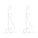 thumbnail image 1 of 2 uds soporte colgante de pared de hierro forjado soporte para plantas colgador de comederos para pájaros decoración del jardín del hogar, 1 of 8