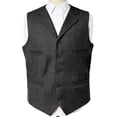 thumbnail image 4 of Jerdar Men's Solid Lapel Waistcoat, Single Breasted Multi Pocket Sleeveless Vest Formal Casual Suit Vest for Wedding Party, 4 of 7