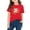 Red, variant on Babcutegg Kid Girls School Uniform Lapel Causal Fashion Comfortable Back to School Wear Campus Style Summer Clothes for Girls Gray Size 4