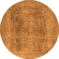 thumbnail image 1 of Ahgly Company Indoor Round Oriental Orange Industrial Area Rugs, 8' Round, 1 of 4
