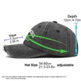 thumbnail image 4 of WMNTST Unisex Baseball Caps Distressed Washed Curved Brim Cap With Letter Embroidery Adjustable Dad Hat, 4 of 9