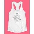 thumbnail image 3 of Cancer Zodiac Sign Design Tank Women -Image by Shutterstock, Female XX-Large, 3 of 4