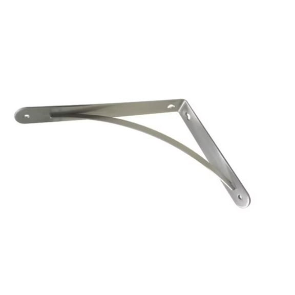 Style Selections 9.06-Inches L x 0.98-Inches W x 6.54-Inches D Nickel Shelf bracket