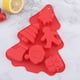 thumbnail image 4 of Juego de moldes para hornear navideños de silicona de 2 piezas, molde para pastel de muñeco de nieve con copos de nieve y árbol de Navidad, sal de baño explosiva, juego de moldes para jabón, 4 of 5