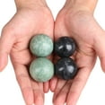 thumbnail image 4 of Miangastore 2 Sets Marble Pattern Balls Exercise Balls Hand Massage Balls Hand Massager, 4 of 8