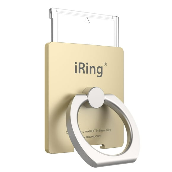 Soporte para teléfono con carga inalámbrica iRing Link para iPhone Gold
