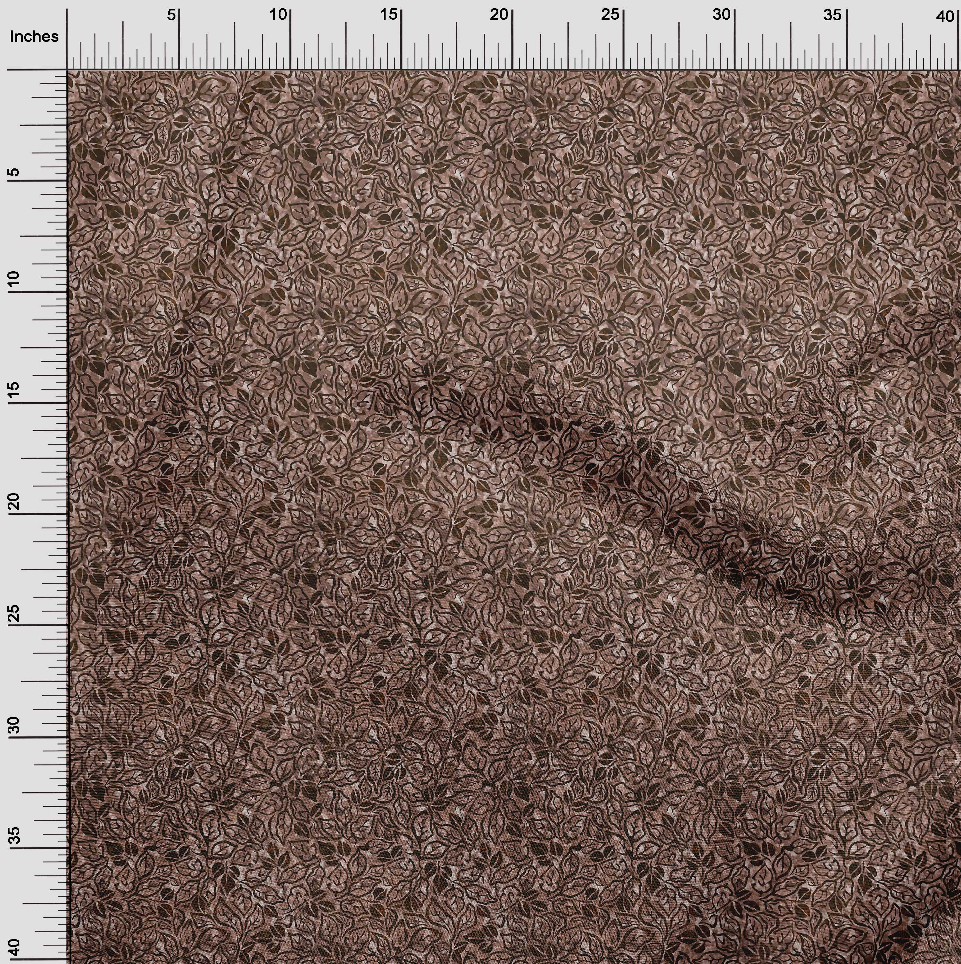 oneOone Cotton Poplin Brown Fabric Aian Batik Sewing Fabric By The Yard Printed Diy Clothing Sewing Supplies 56 Inch Wide