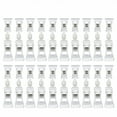 thumbnail image 2 of (Price/20 PACK)Muka 20 Pack Plastic Rotatable Sign Clip Double Head Pop Clip Rotatable Price Stand for Racks Shelves 0.79" x3.6", 2 of 6